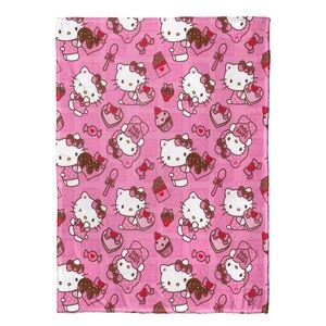 Hello Kitty Love You Much Valentine’s Day Blanket